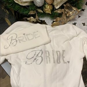 Victoria’s Secret bride tank & matching hoodie